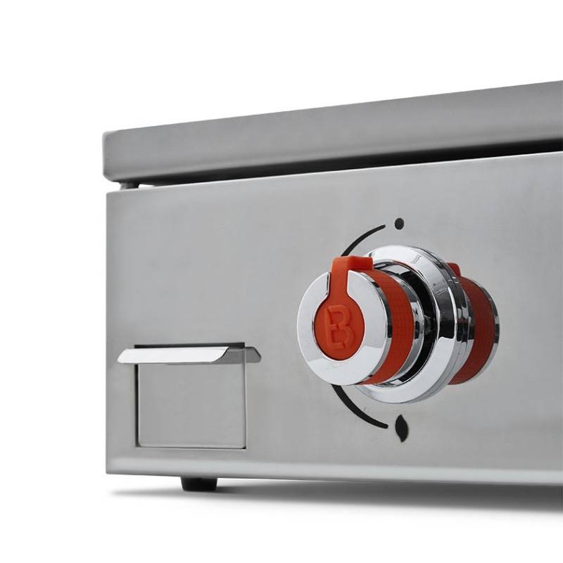 Brasero - plancha au gaz BRASERO Joana Inox 2 Feux - Surface de cuisson 53 x 40 cm - Gris - Image 7