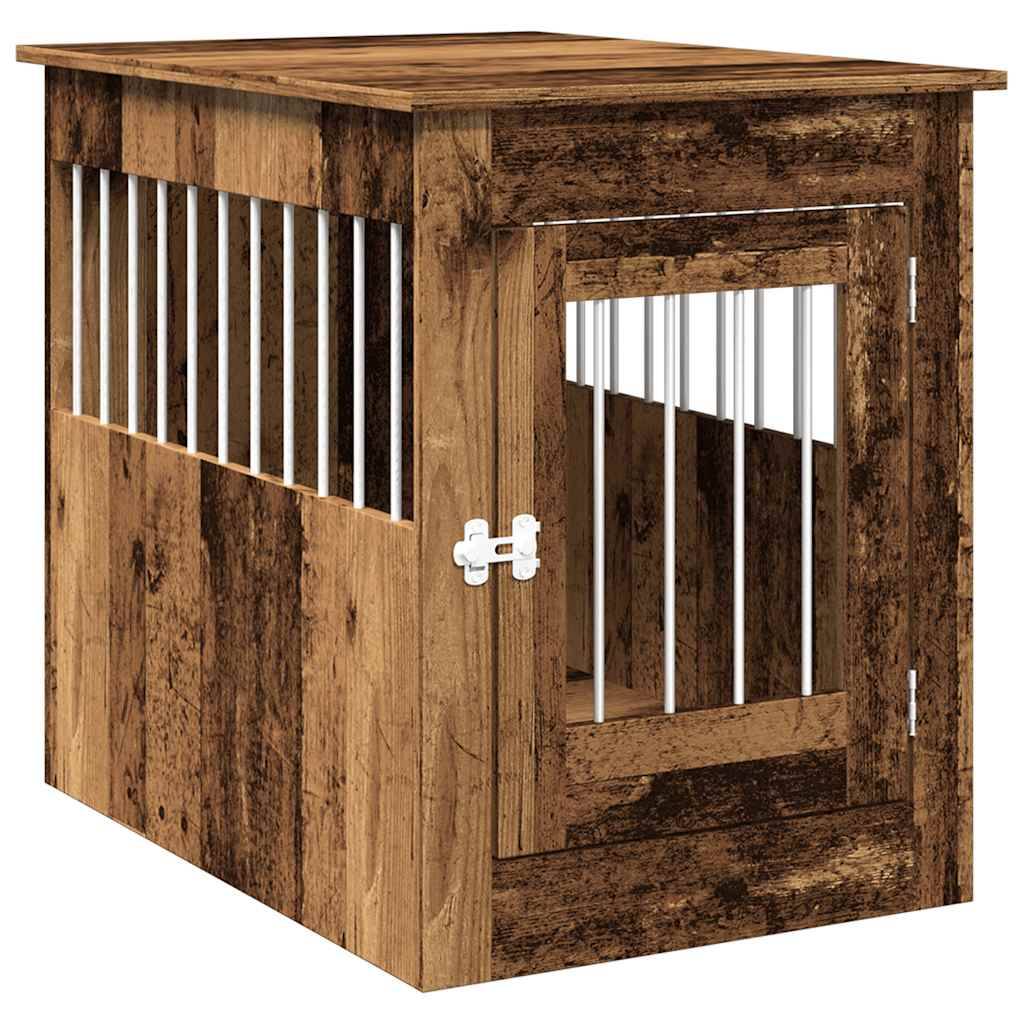 Vidaxl - Meuble de cage chiens vieux bois 55x80x68 cm bois d'ingénierie vidaXL 857642 - Image 2