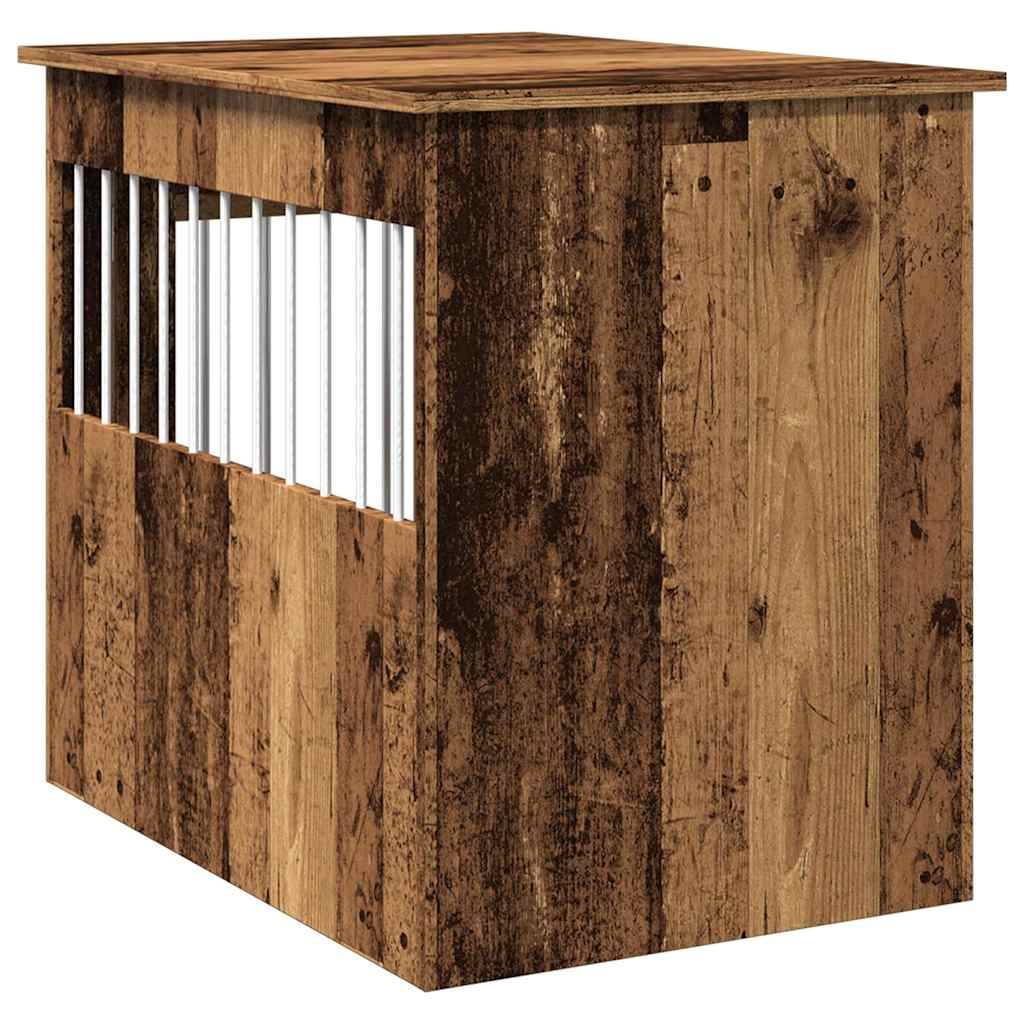 Vidaxl - Meuble de cage chiens vieux bois 55x80x68 cm bois d'ingénierie vidaXL 857642 - Image 8