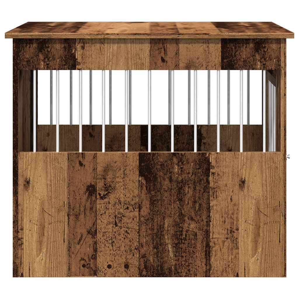 Vidaxl - Meuble de cage chiens vieux bois 55x80x68 cm bois d'ingénierie vidaXL 857642 - Image 7