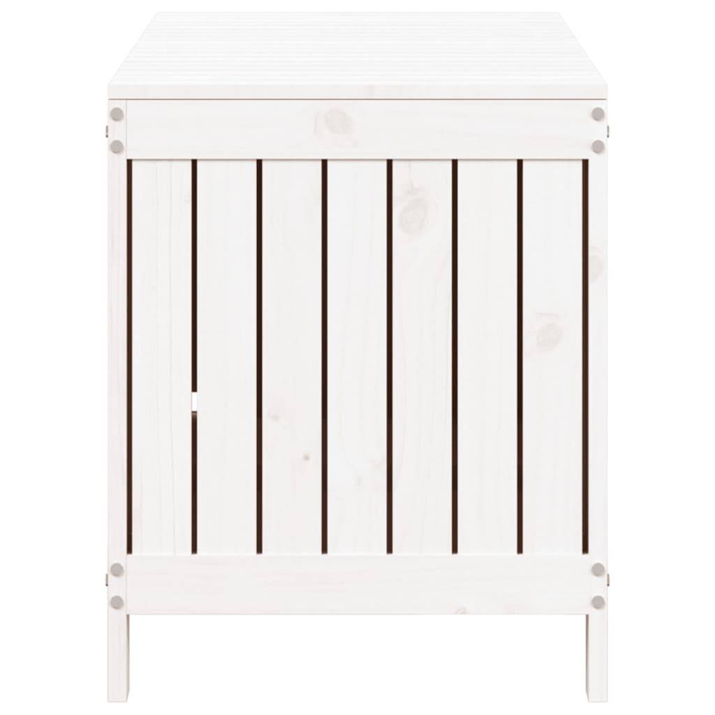 Coffre de jardin bois de pin blanc 115 x 49 x 60 cm - PANGIVO - Image 7