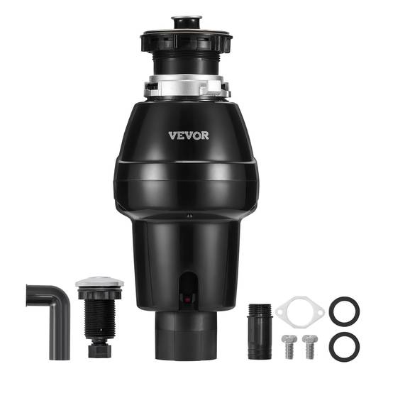 VEVOR Broyeur déchets évier cuisine, 3/4 CV, 3930 tr/min, montage EZ. - Image 1