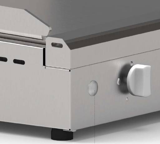 Plancha Planet - Plancha CHEF 80 Lisse Rainurée - Image 2