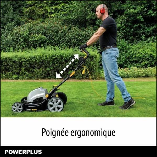 Tondeuse a gazon électrique - POWERPLUS - POWPG6290 - 1800 W - 460 mm Ø - Avec ramassage, mulching et éjection Arriere - Image 6