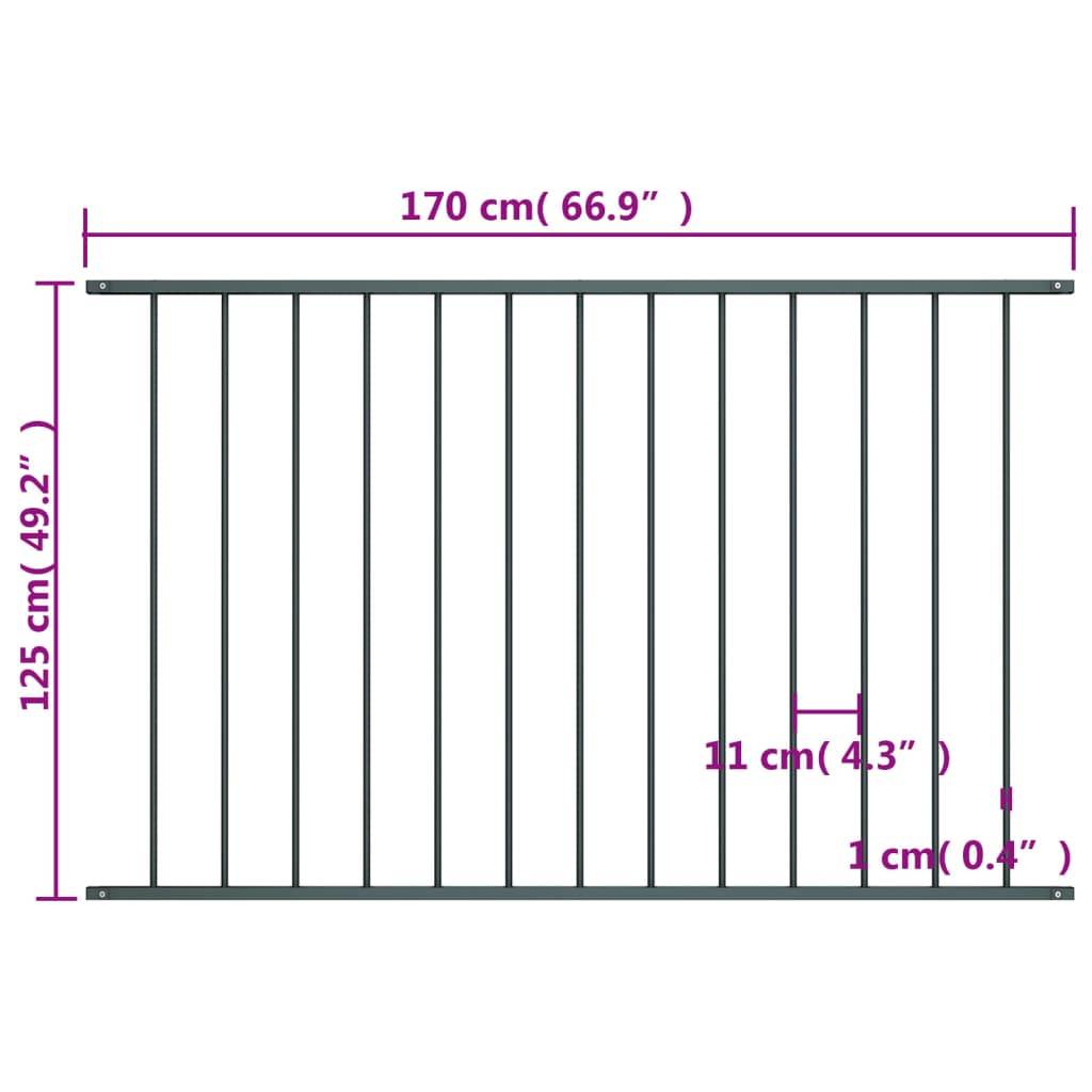 Prolenta Premium - Clotures - palissades Ballywilliam Anthracite L. 163 X H. 117 - Prolenta Premium - Image 4