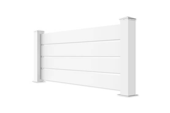 Kit clôture aluminium ajourée VOGEL – H.90 cm – L.1,90 m – blanc – kit complet - Image 5