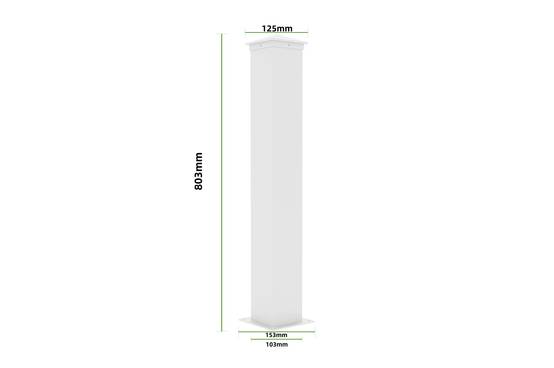 Kit clôture aluminium ajourée VOGEL – H.90 cm – L.1,90 m – blanc – kit complet - Image 8