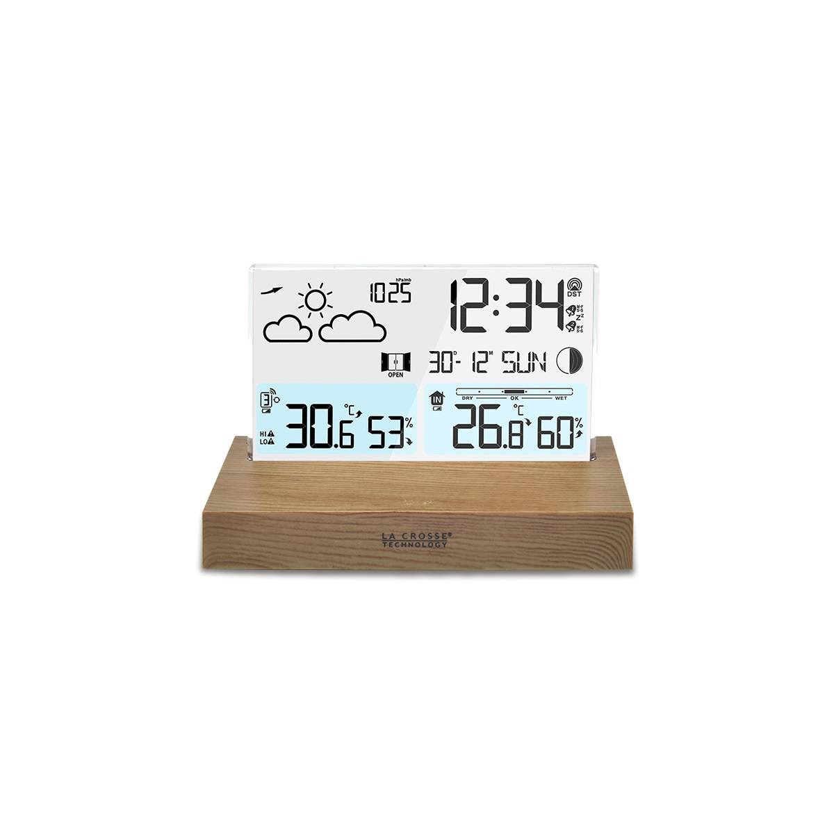 La Crosse Technology - Station météo socle imitation bois - Image 2