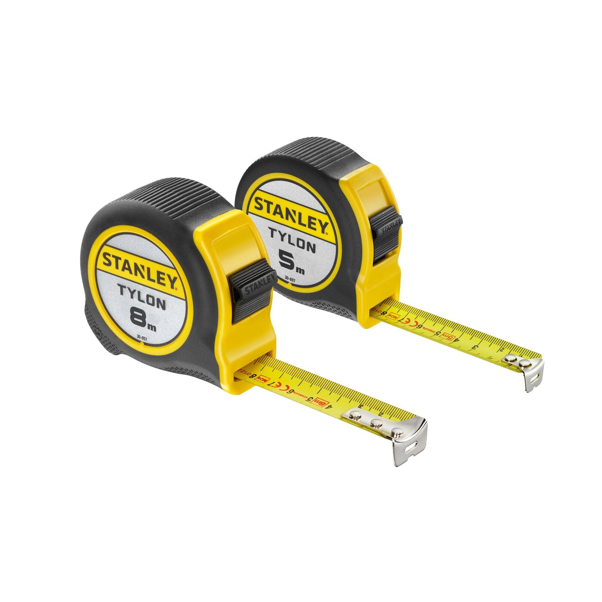 stanley - STANLEY Lot de 2 mètres ruban déroulant Tylon - 5 et 8 mètres - Image 2