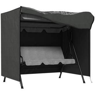 Housse de protection pour balancelle de jardin tissu Oxford imperméable 177x114x152cm gris foncé - ComfortXL Outdoor Living