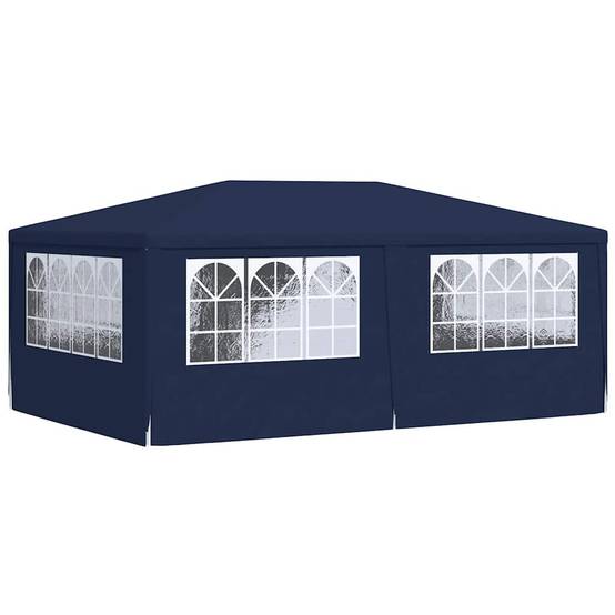 Vidaxl - Tente de réception avec parois latérales 4x6 m Bleu 90 g/m² vidaXL 48528 - Image 7