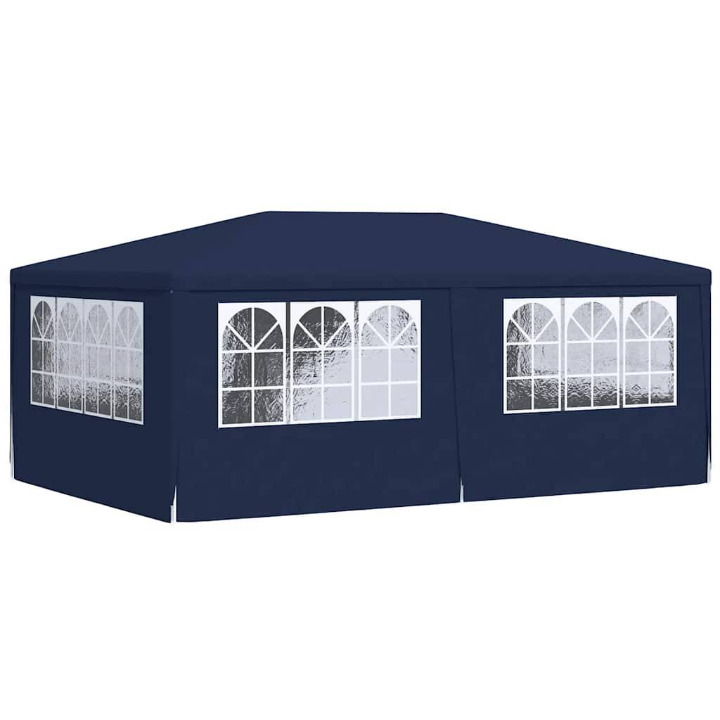 Vidaxl - Tente de réception avec parois latérales 4x6 m Bleu 90 g/m² vidaXL 48528 - Image 7
