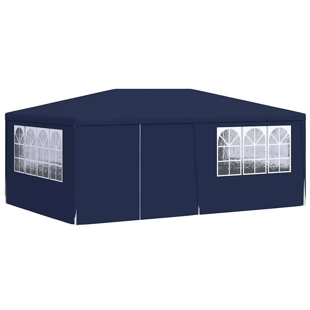 Vidaxl - Tente de réception avec parois latérales 4x6 m Bleu 90 g/m² vidaXL 48528 - Image 8