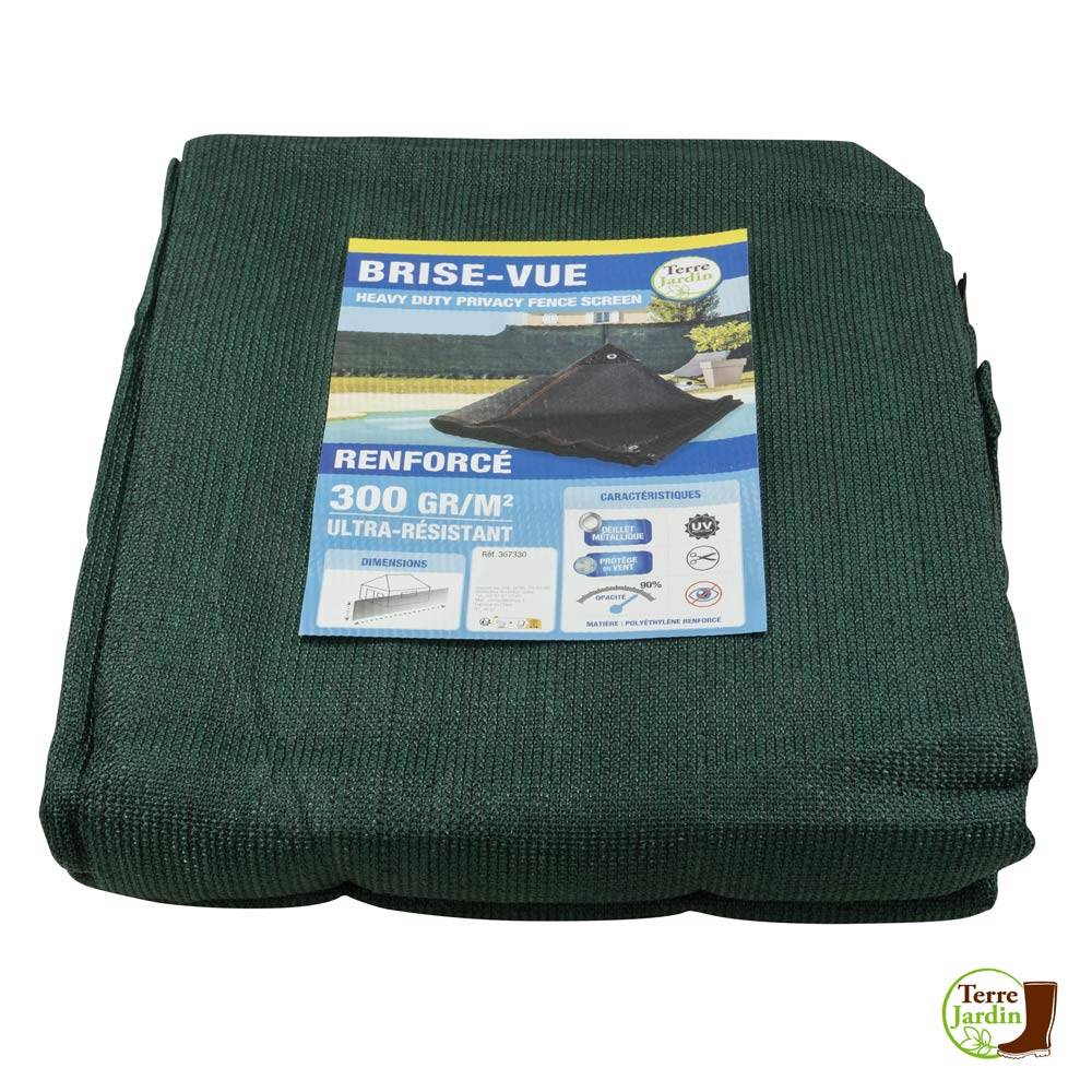 Brise vue renforcé 300 gr/m² 1.5 x 10 Vert - Image 6