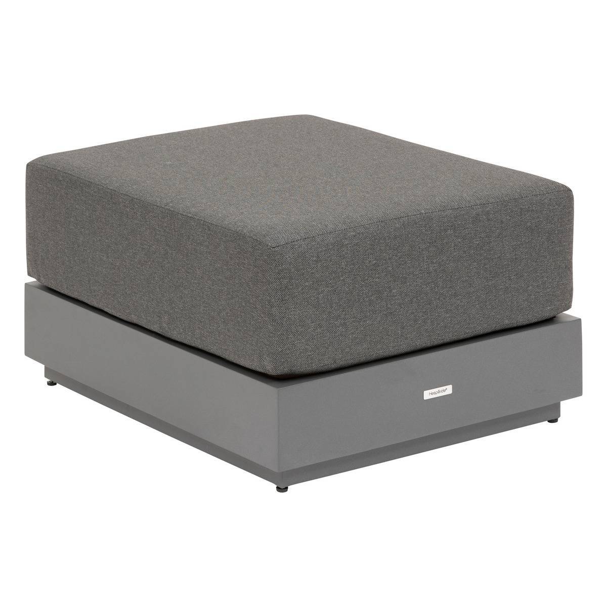 Hesperide - Pouf de jardin "Allure" graphite en aluminium traité en epoxy - Hespéride - Image 1