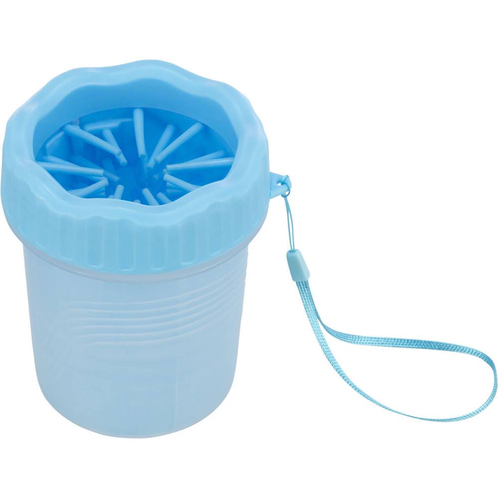 Trixie - Nettoyant pour pattes avec brosse en silicone taille S-M - Image 1
