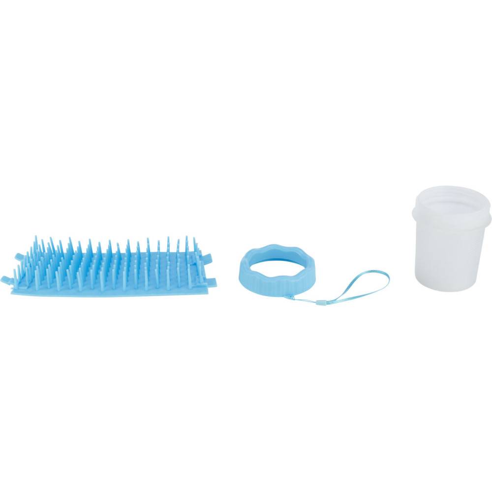 Trixie - Nettoyant pour pattes avec brosse en silicone taille S-M - Image 4