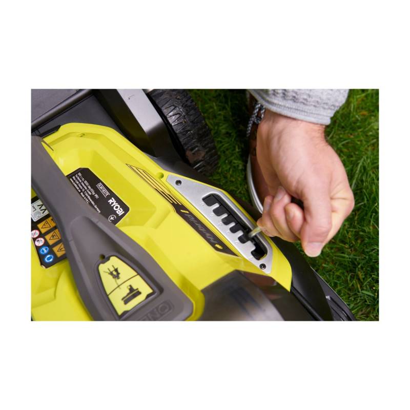 Ryobi - Tondeuse hybride RYOBI 18V One+ coupe 37cm - 2 batteries 5.0 Ah - 1 chargeur rapide RY18LMH37A-250 - Image 5