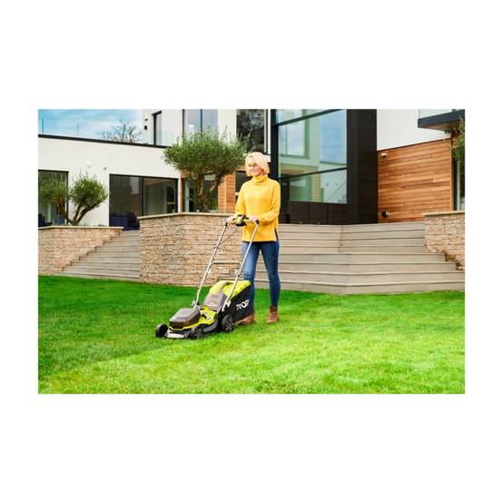 Ryobi - Tondeuse hybride RYOBI 18V One+ coupe 37cm - 2 batteries 5.0 Ah - 1 chargeur rapide RY18LMH37A-250 - Image 2