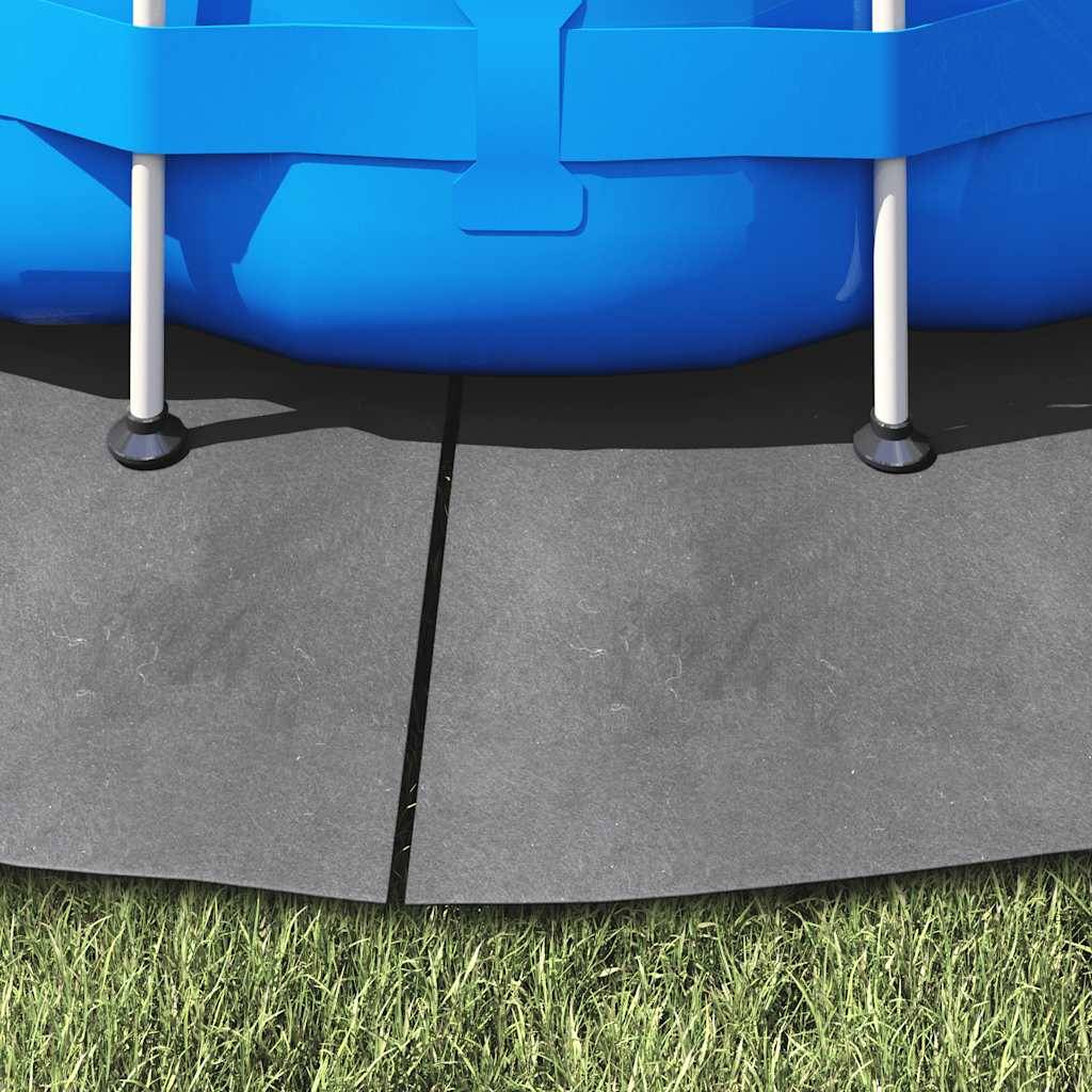 Maison Chic - Bâche de protection | Bâche de piscine gris clair Ø244 cm géotextile polyester Maison Chic - Image 3