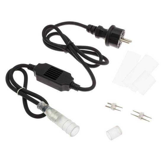 Kit alimentation pour cordon lumineux LED professionnel 13mm Lotti - Image 1