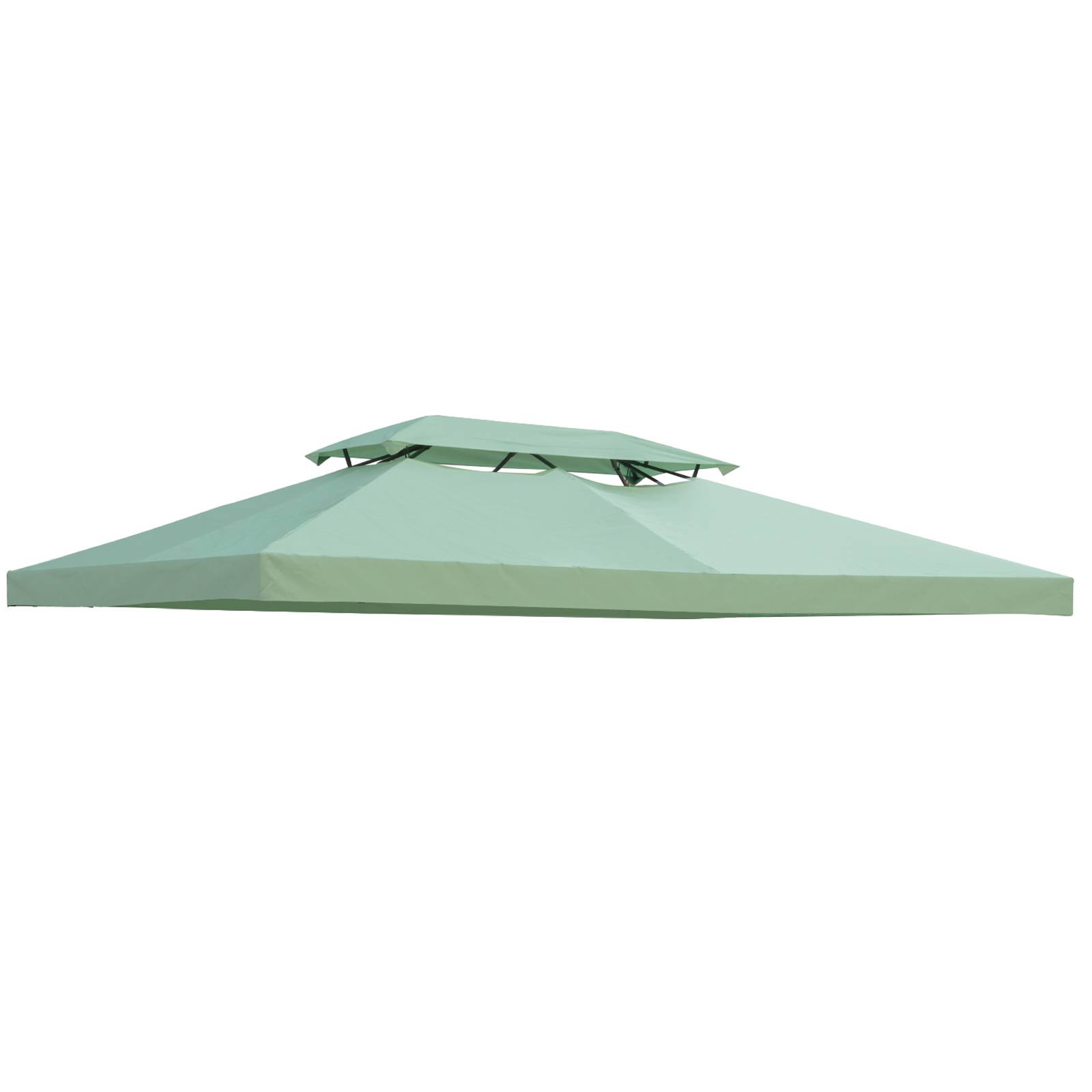Outsunny - Toile de rechange pour pavillon tonnelle 3x4m polyester 180g/m² vert - Outsunny - Image 1