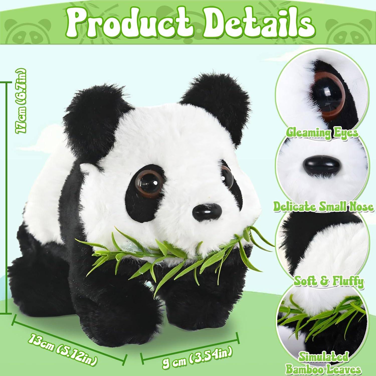 Panda Électronique Musical - Jouet Éducatif Interactif-Living123 - Image 5