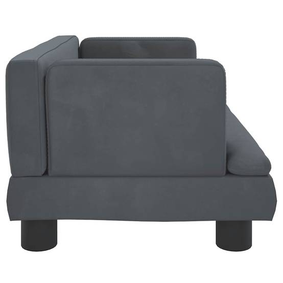 PANGIVO - Lit pour chien velours gris foncé 60 x 40 x 30 cm - PANGIVO - Image 4