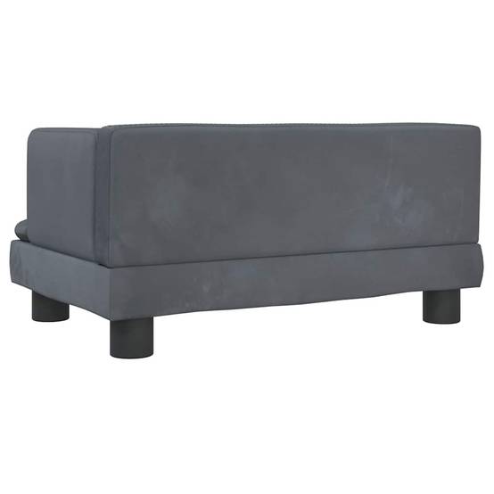 PANGIVO - Lit pour chien velours gris foncé 60 x 40 x 30 cm - PANGIVO - Image 5