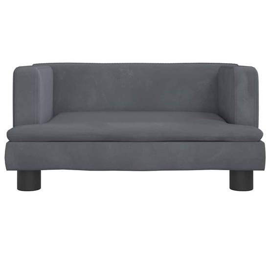 PANGIVO - Lit pour chien velours gris foncé 60 x 40 x 30 cm - PANGIVO - Image 3
