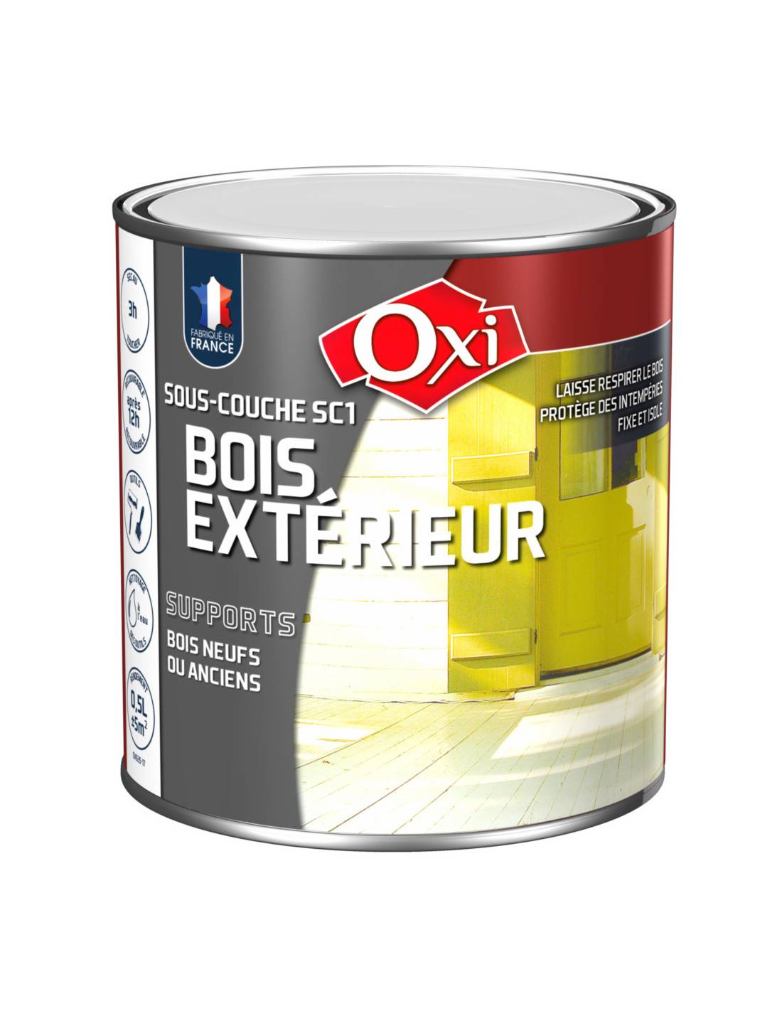 Oxi - Oxi Sous-couche Bois Sc1_0_5l - Oxi - Image 1
