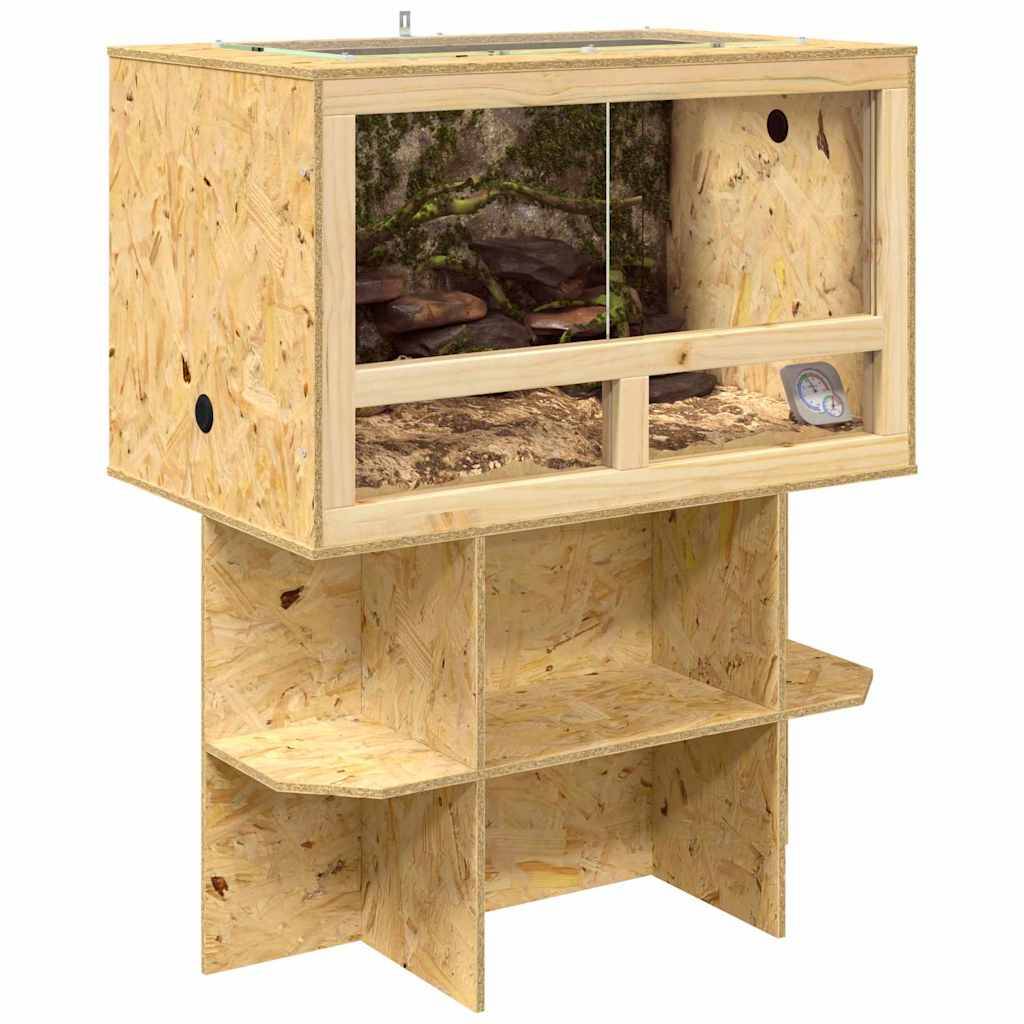 Vidaxl - Terrarium Marron 80 x 50 x 100 cm OSB vidaXL 3397886 - Image 4