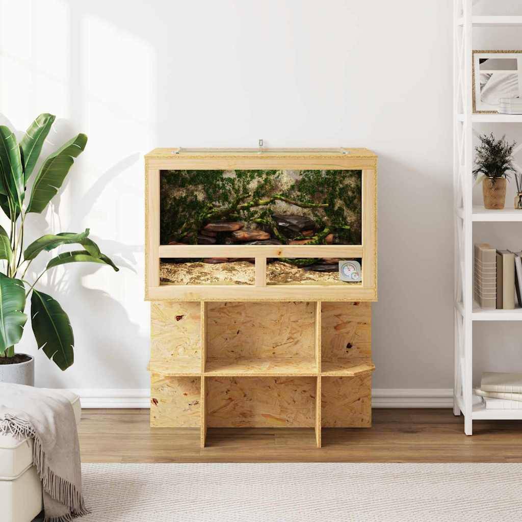 Vidaxl - Terrarium Marron 80 x 50 x 100 cm OSB vidaXL 3397886 - Image 5