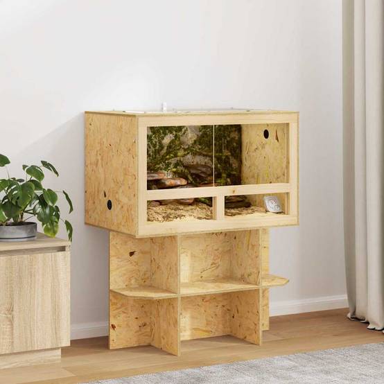 Vidaxl - Terrarium Marron 80 x 50 x 100 cm OSB vidaXL 3397886 - Image 1