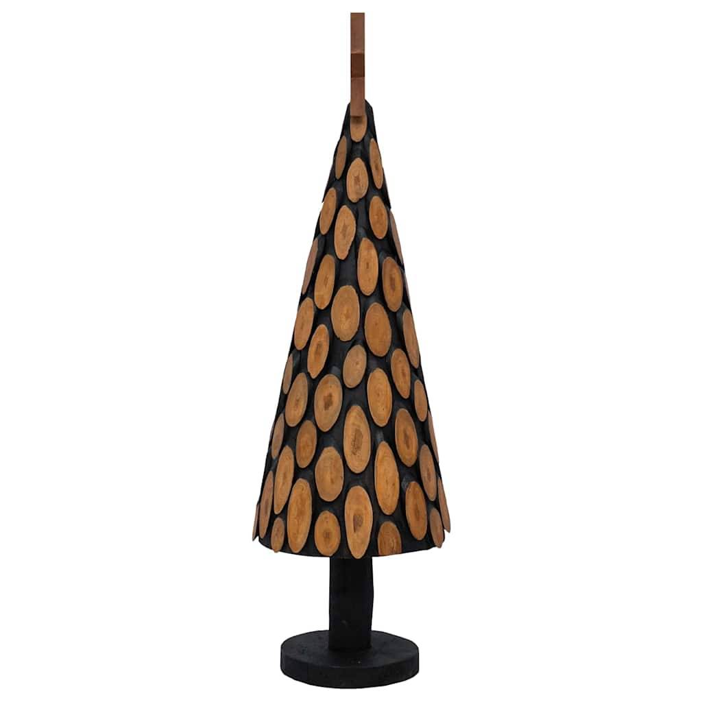 Maison Chic - Sapin de Noël | Arbre de Noël avec support Marron 150 cm Bois de teck solide Maison Chic - Image 5