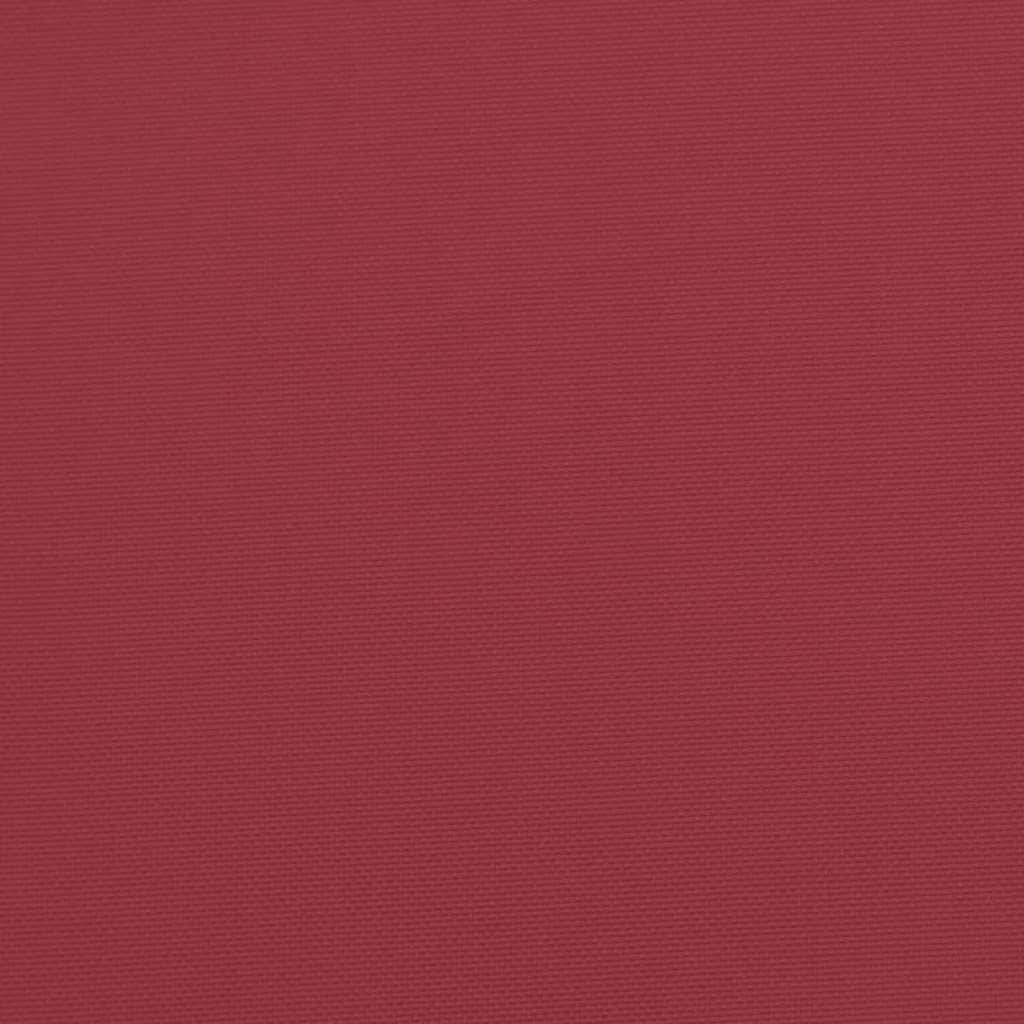 PANGIVO - Lot de 6 coussins de chaise à dossier haut polyester bordeaux 120 x 50 x 3 cm - PANGIVO - Image 9