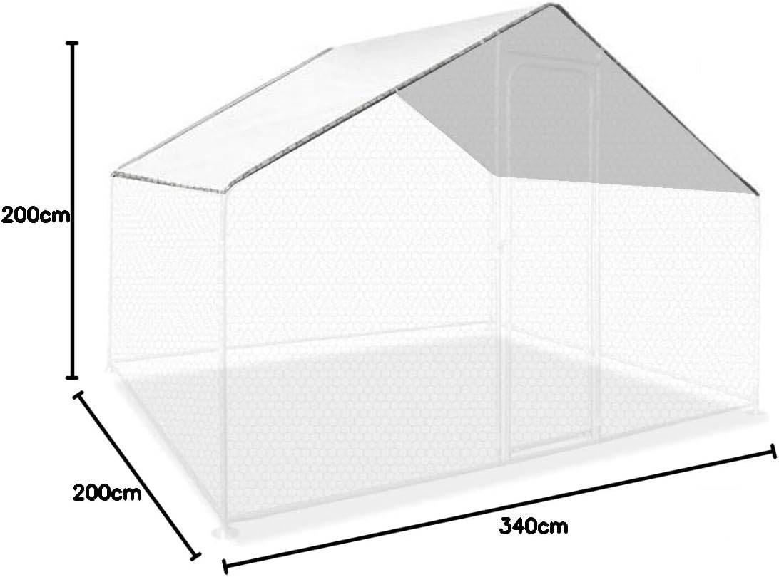 Bâche de rechange pour enclos poulailler - volière 6 m² - TERRE JARDIN - Image 6