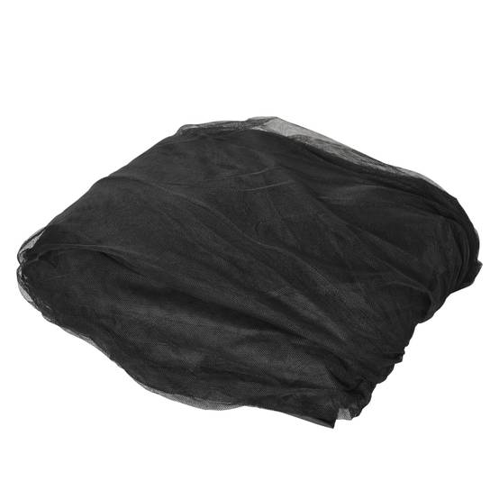 Moustiquaire parasol jardin tissu Oxford protection insectes Ø3xH2,3m noir - ComfortXL Outdoor Living - Image 7