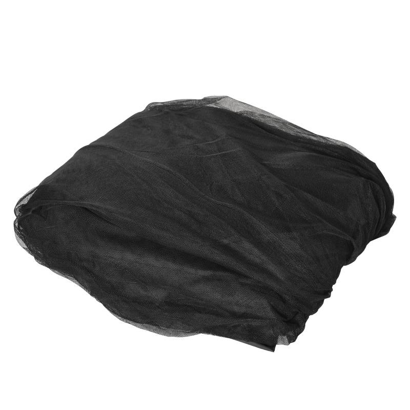 Moustiquaire parasol jardin tissu Oxford protection insectes Ø3xH2,3m noir - ComfortXL Outdoor Living - Image 7