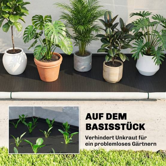 Serre Pliable Polyéthylène pour Balcon et Terrasse Protection Plantes 200x80x164cm Vert - ComfortXL Outdoor Living - Image 6
