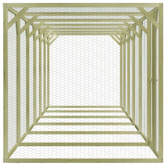 Poulailler 1,5 x 9 x 1,5 m pinède imprégnée - Image 3