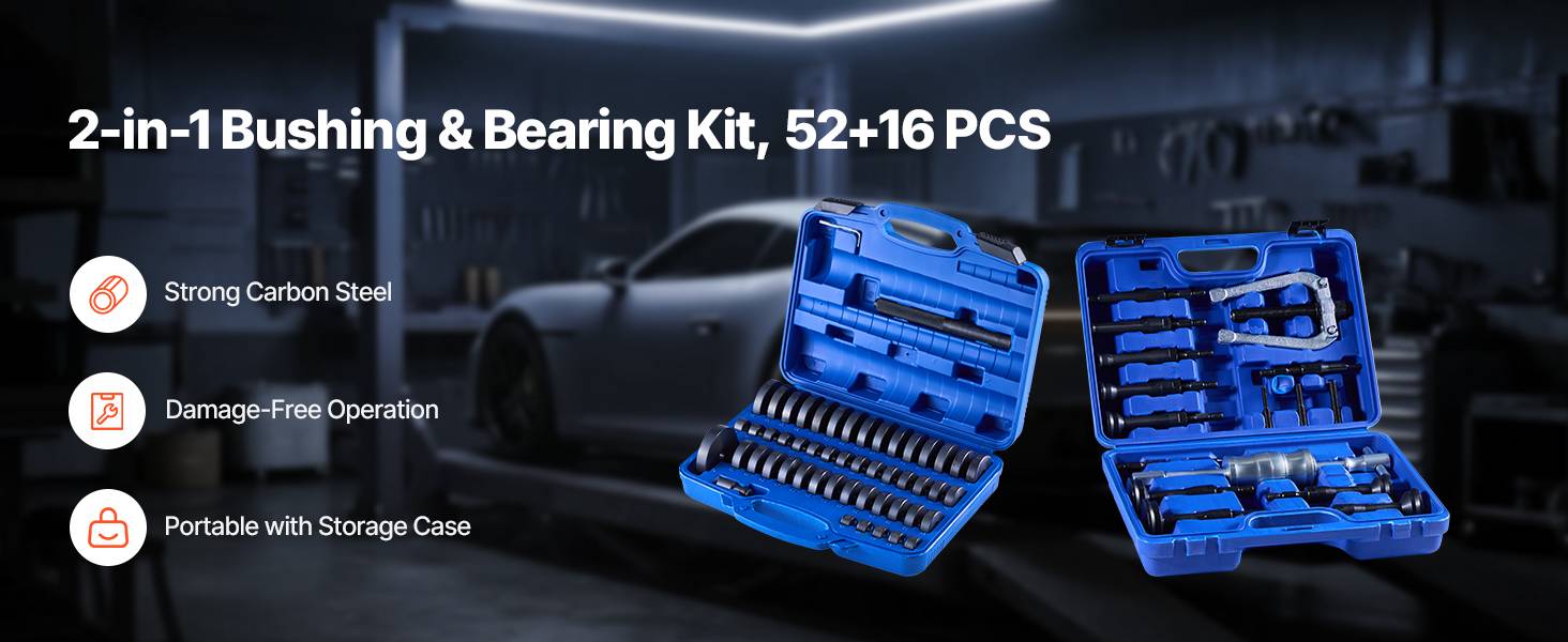 Vevor - Vevor Kit De Demontage Et Montage Joints Roulements Et Bagues Coffret 52+16pcs - Image 9