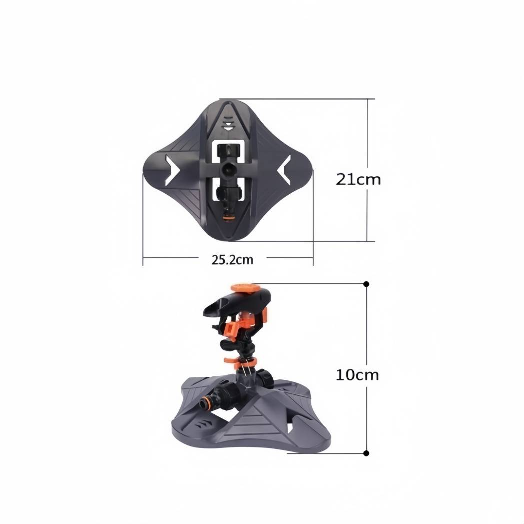 Arroseur Automatique Rotatif Réglable 15-300° pour Jardin Jets Oscillants Directs Couverture 75 m² Économiseur Eau DtopbuyAge - Image 2