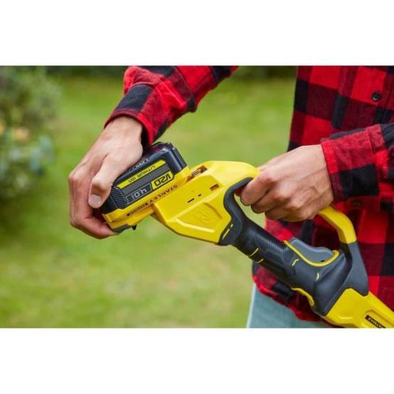 stanley - Elagueuse sur Perche 20 cm 18V STANLEY FATMAX V20 SFMCPS620M1-QW - 1 Batterie 4Ah + Chargeur - Image 6