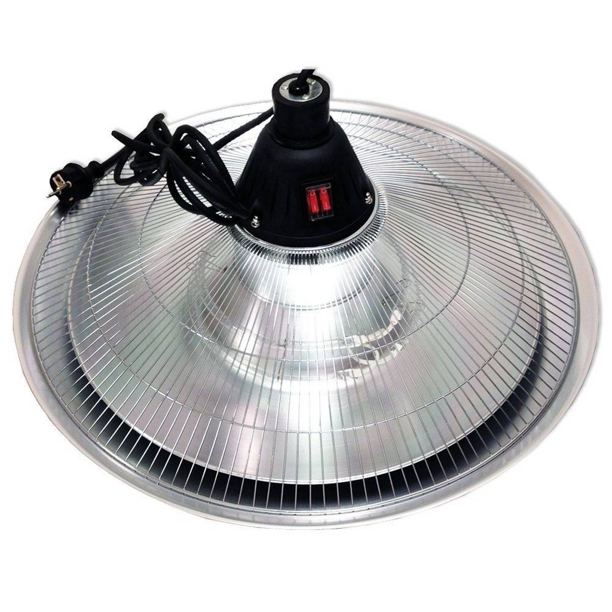 Parasol chauffant ELEKTRIC 2000W infrarouges Mat téléscopique Hauteur réglable 1.80 à 2.10m KEMPER - Image 4