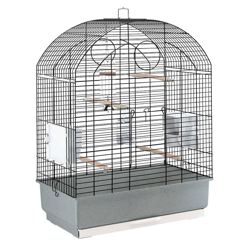 Ferplast - Ferplast Cage à Oiseaux VIOLA Grande Cage pour Oiseaux, Perruches, Perroquets, Toui, Calopsittes, en Métal, Accessoires inclus Mangeoires rotatives - Image 1
