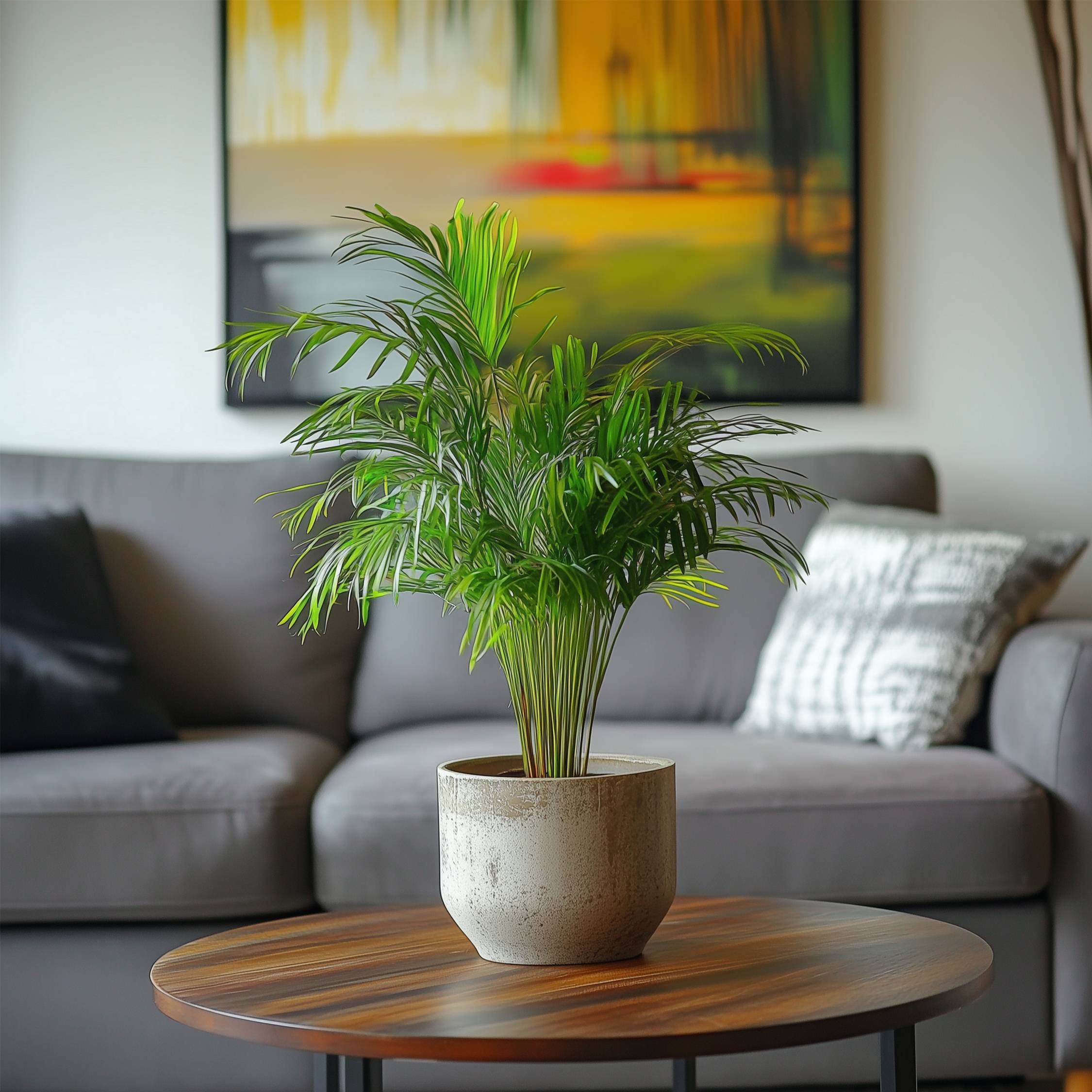 Palmier areca - Set de 2 - Dypsis lutescens - Hauteur 30-45cm - ⌀12cm - Image 3