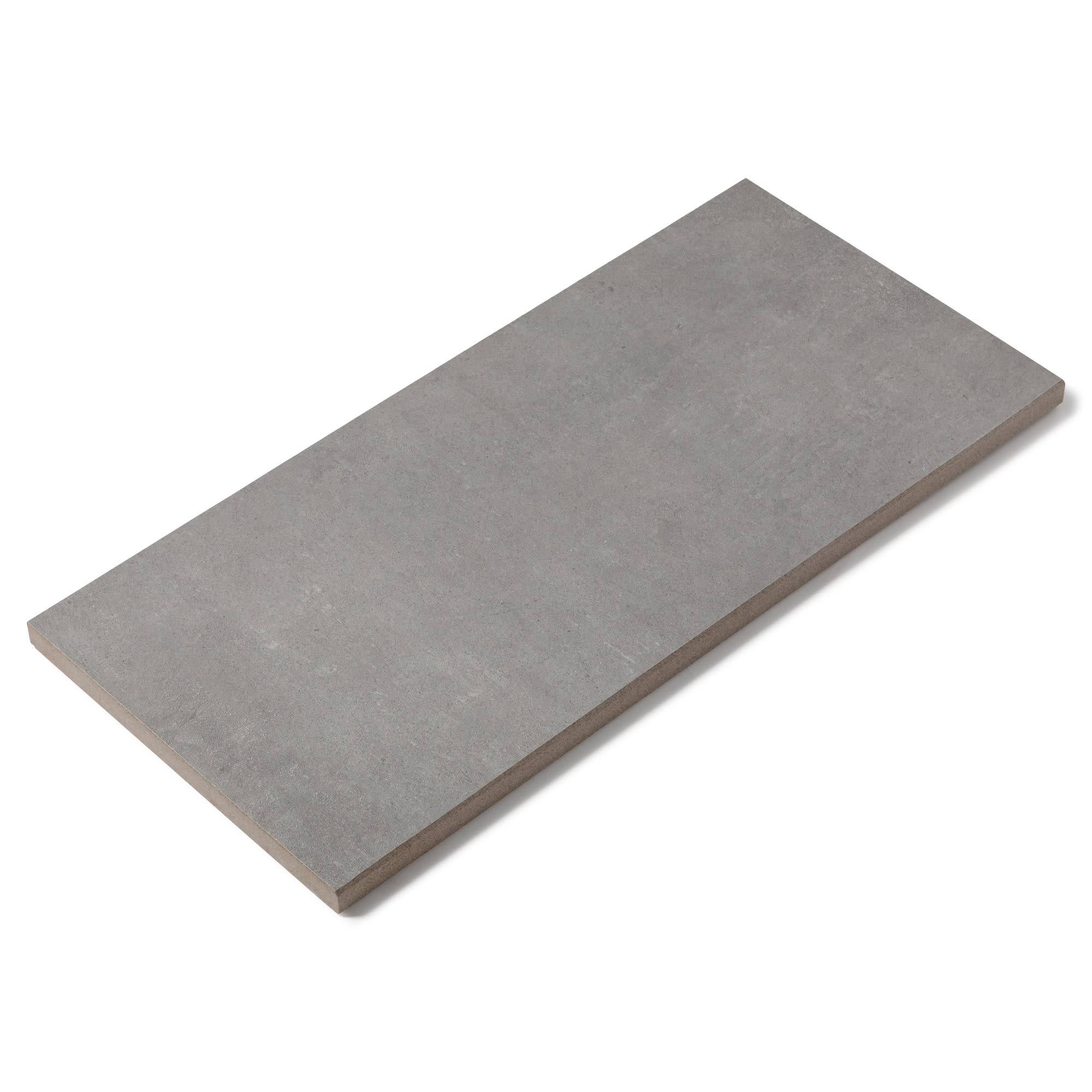 Margelle de piscine effet Béton Gris 60x28x2 cm Bord Droit Cemento - RO'MA CARRELAGE - Image 3