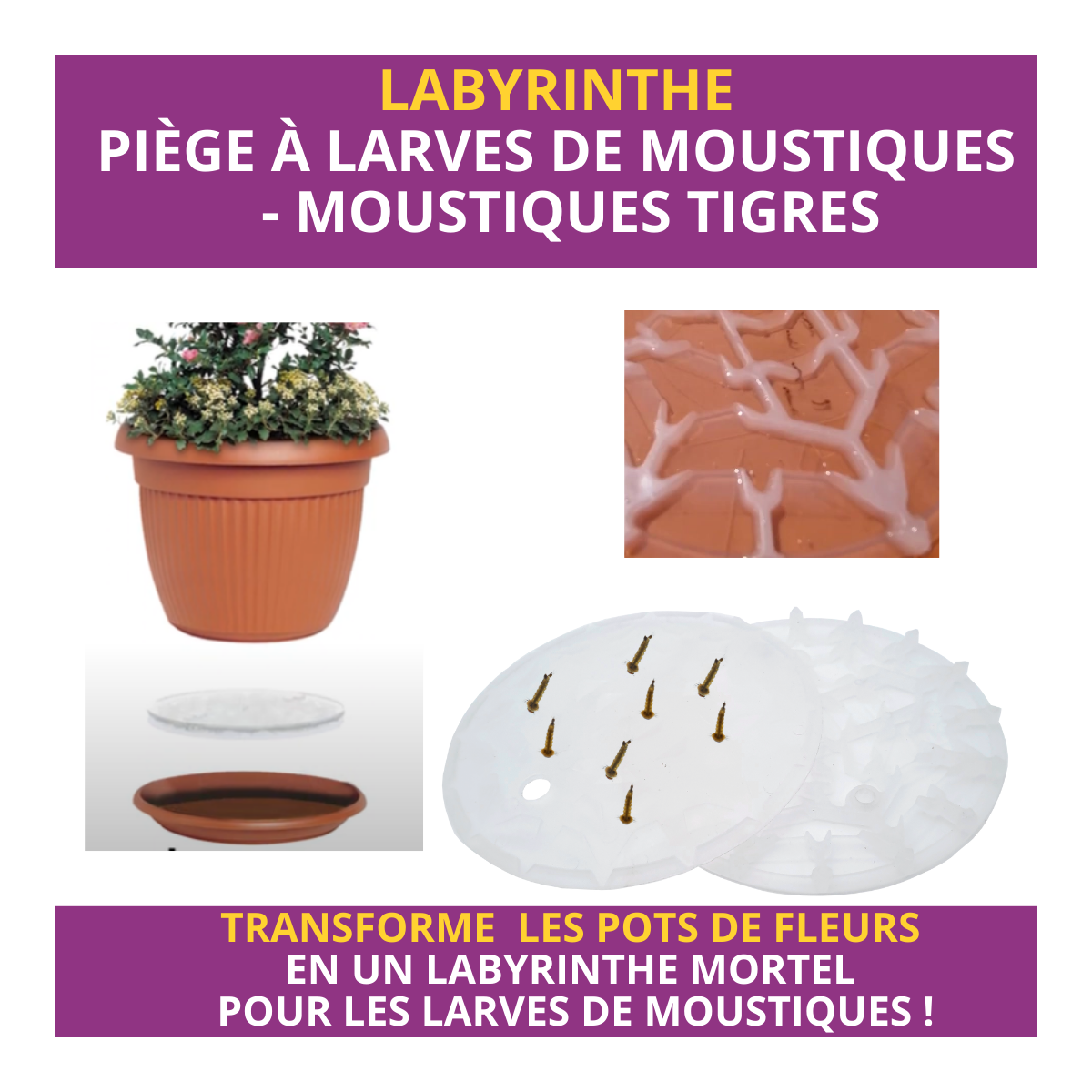 Acto - Acto Labyrinthe : Piège à Larves de Moustiques pour Jardins et Balcons - Image 4