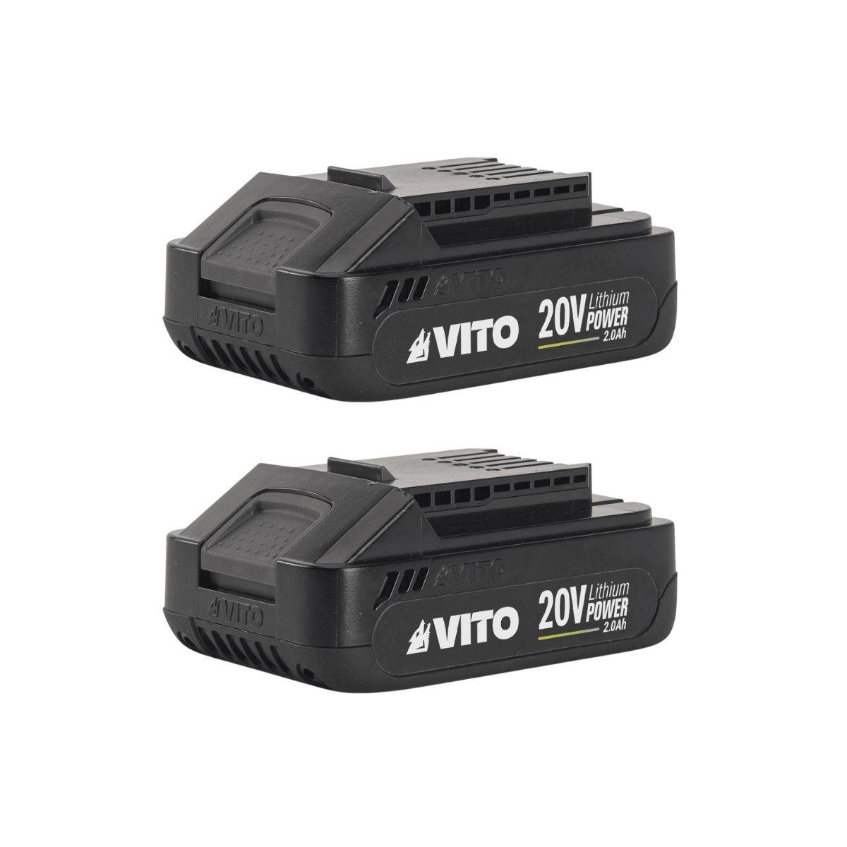 Vito - Pack 2 outils 20V Coupe Bordure + Taille Haies + 2 Batteries Lithium 2.0Ah + Jeu de 20 lames + Chargeur VITO - Image 4